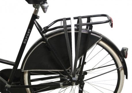 DE POORT snelbinder 76cm zwart / wit, (op kaart)