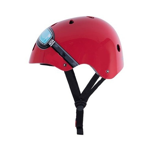 kiddimoto helm red goggle , medium