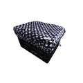 HOOODIE Box L, White Small Dots
