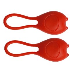 SNAKE verlichtingsset silicone rood