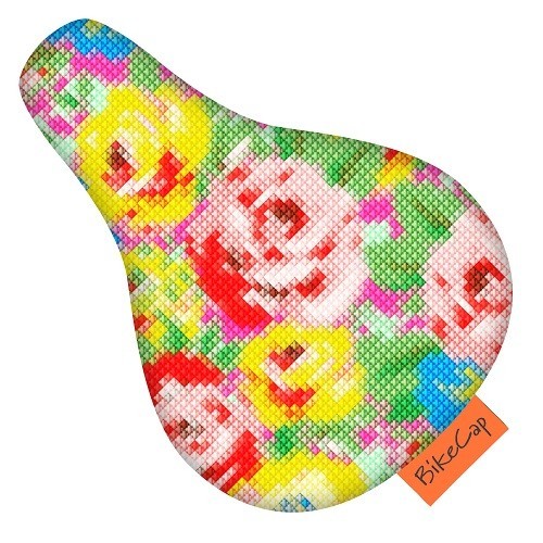 BIKECAP zadeldekje kids Stitchy Flowers