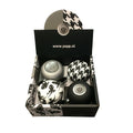 YEPP fietsbel DingDong groot set Black&White (4st)