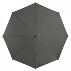 golfparaplu windproof 125 cm polyester donkergrijs