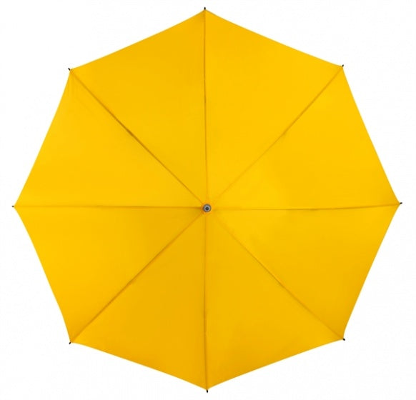 golfparaplu windproof 125 cm polyester geel
