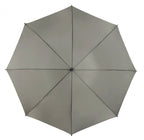 golfparaplu windproof 125 cm polyester lichtgrijs