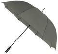 golfparaplu windproof 125 cm polyester donkergrijs
