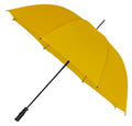 golfparaplu windproof 125 cm polyester geel