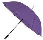 golfparaplu windproof 125 cm polyester paars