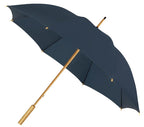 paraplu 102 cm bamboe/polyester donkerblauw