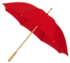paraplu 102 cm bamboe/polyester rood