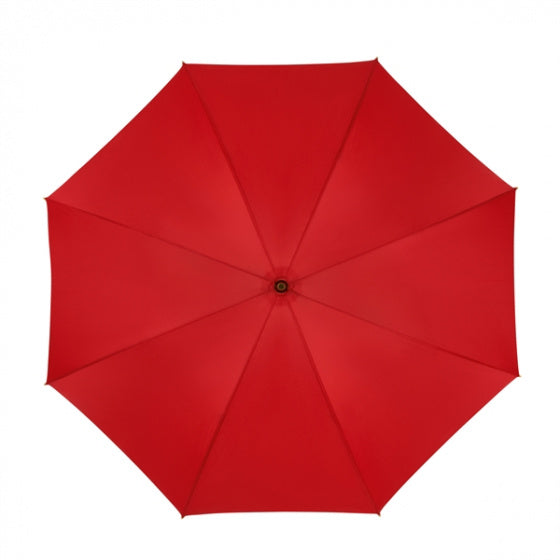 paraplu 102 cm bamboe/polyester rood