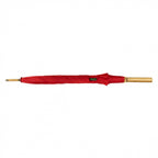 paraplu 102 cm bamboe/polyester rood