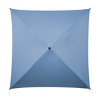 All square Paraplu handopening 94 cm polyester lichtblauw
