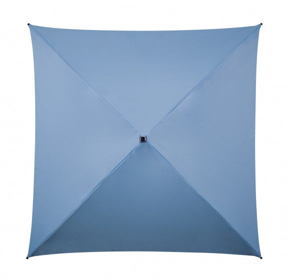 All square Paraplu handopening 94 cm polyester lichtblauw