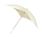 paraplu hartvormig 110 cm polyester crème