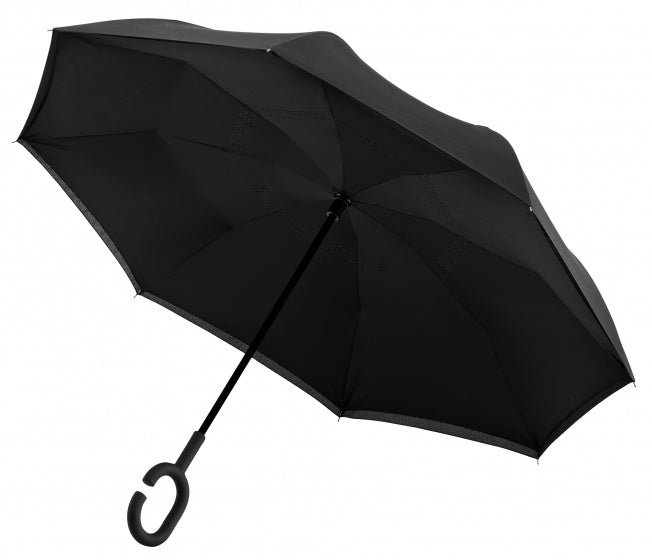 paraplu Inside Out 107 cm polyester zwart