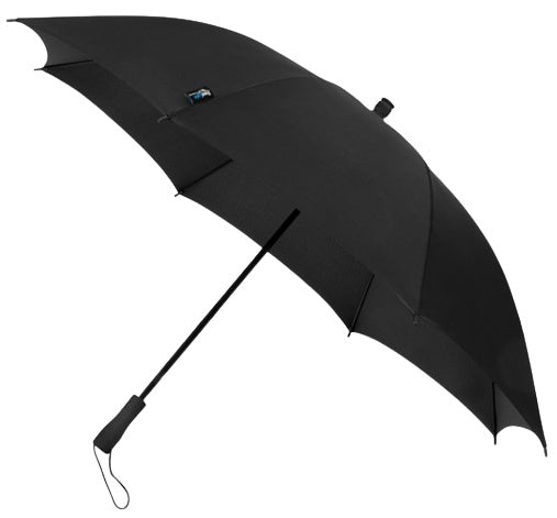 reisparaplu TravelLight windproof 100 cm zwart