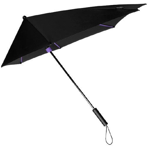 stormparaplu STORMaxi 100 cm polyester zwart/paars