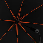 stormparaplu STORMaxi 100 cm polyester zwart/oranje