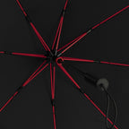 Impliva STORMaxi stormparaplu 100 cm polyester zwart rood