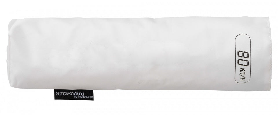 stormparaplu Storm Mini handopening 100 cm wit
