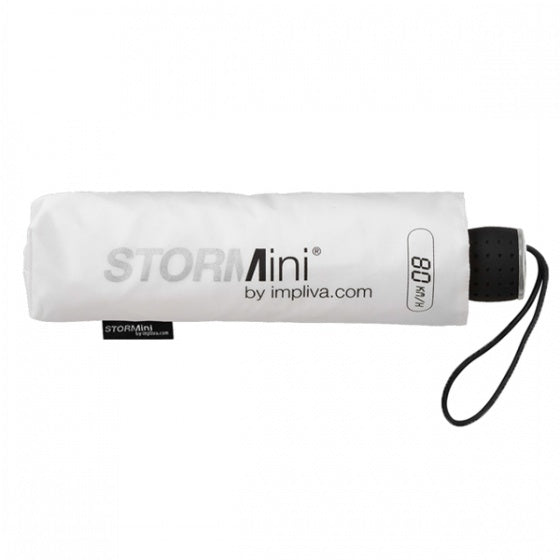 stormparaplu Storm Mini handopening 100 cm wit