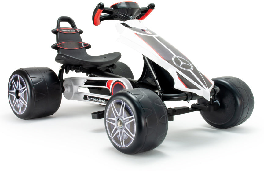 Injusa Mercedes Benz Arrow Go-Kart skelter zwart/wit