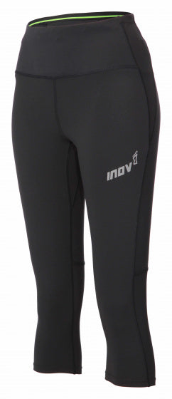 hardloopbroek Race Elite 3/4 dames polyamide zwart mt 38