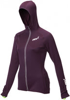 Inov-8 Hoodie technical mid dames paars polyester/fleece mt 34