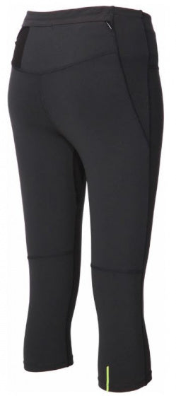 sportbroek Race Elite dames 3/4 polyester zwart mt S