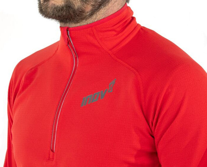 Inov-8 Sportsweater Technical Mid heren polyester rood maat L