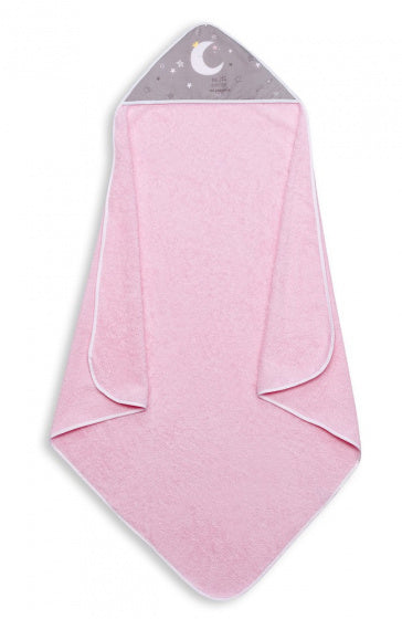 badcape Sweet Dreams junior 100 cm katoen roze