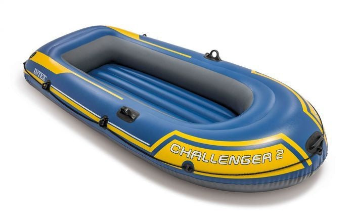 Intex Opblaasboot Challenger 2 set 2-persoons 4-delig