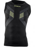 compressieshirt heren polypropyleen zwart/grijs mt S/M