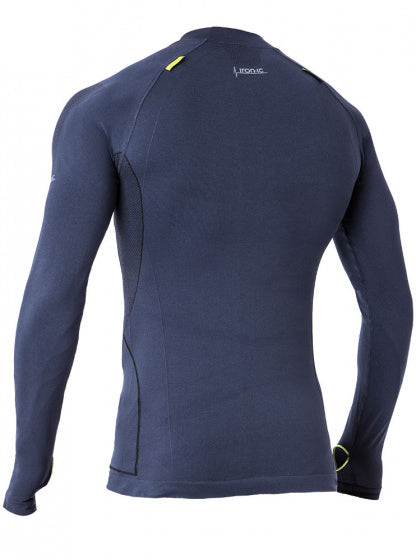 thermoshirt heren polyamide/ elastaan donkerblauw mt XL