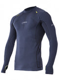 thermoshirt heren polyamide/ elastaan donkerblauw mt XL