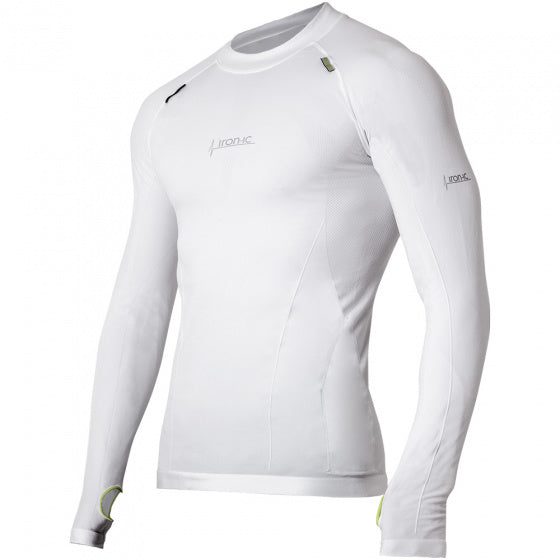 thermoshirt heren polyamide/ elastaan wit mt XXL