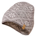 muts Freya dames wol grijs/wit one-size