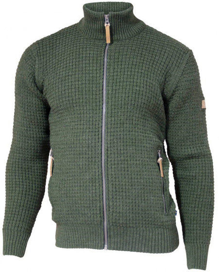 outdoorvest Moritz heren wol groen maat 3XL