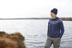 trui Sire dames wol navy maat 36