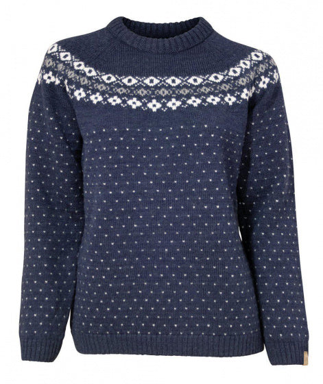 trui Sire dames wol navy maat 36