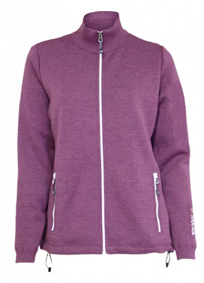 vest Flisan dames merinowol paars maat 42