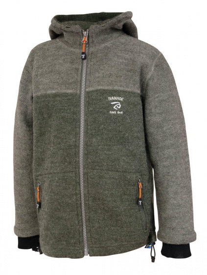 vest Jr Block junior viltwol groen maat 140