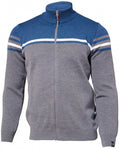vest Sander heren merinowol grijs/blauw maat XXL