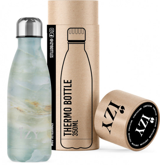 thermosfles Marble Collection 350 ml RVS groen