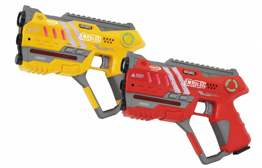 Jamara Laserpistoolset junior 22 cm geel/rood