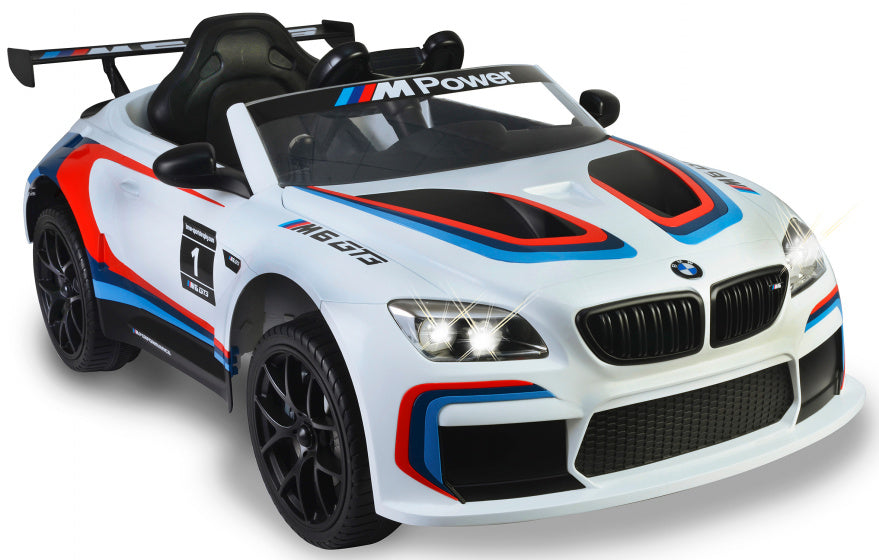 Jamara BMW M6 GT3 elektrische kinderauto 12V wit