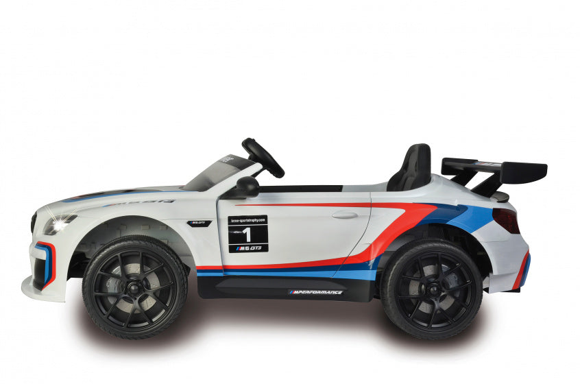 Jamara BMW M6 GT3 elektrische kinderauto 12V wit