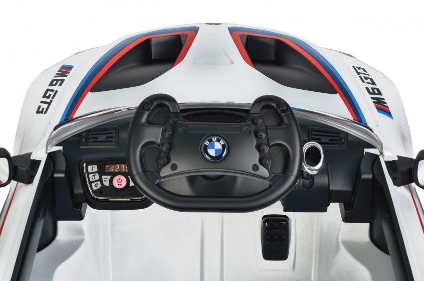 Jamara BMW M6 GT3 elektrische kinderauto 12V wit