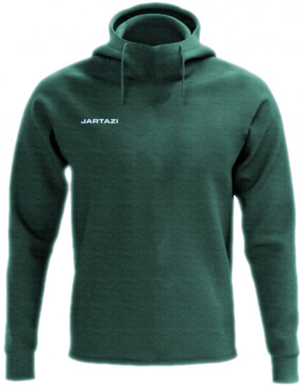 hoodie Premium heren polykatoen donkergroen maat S